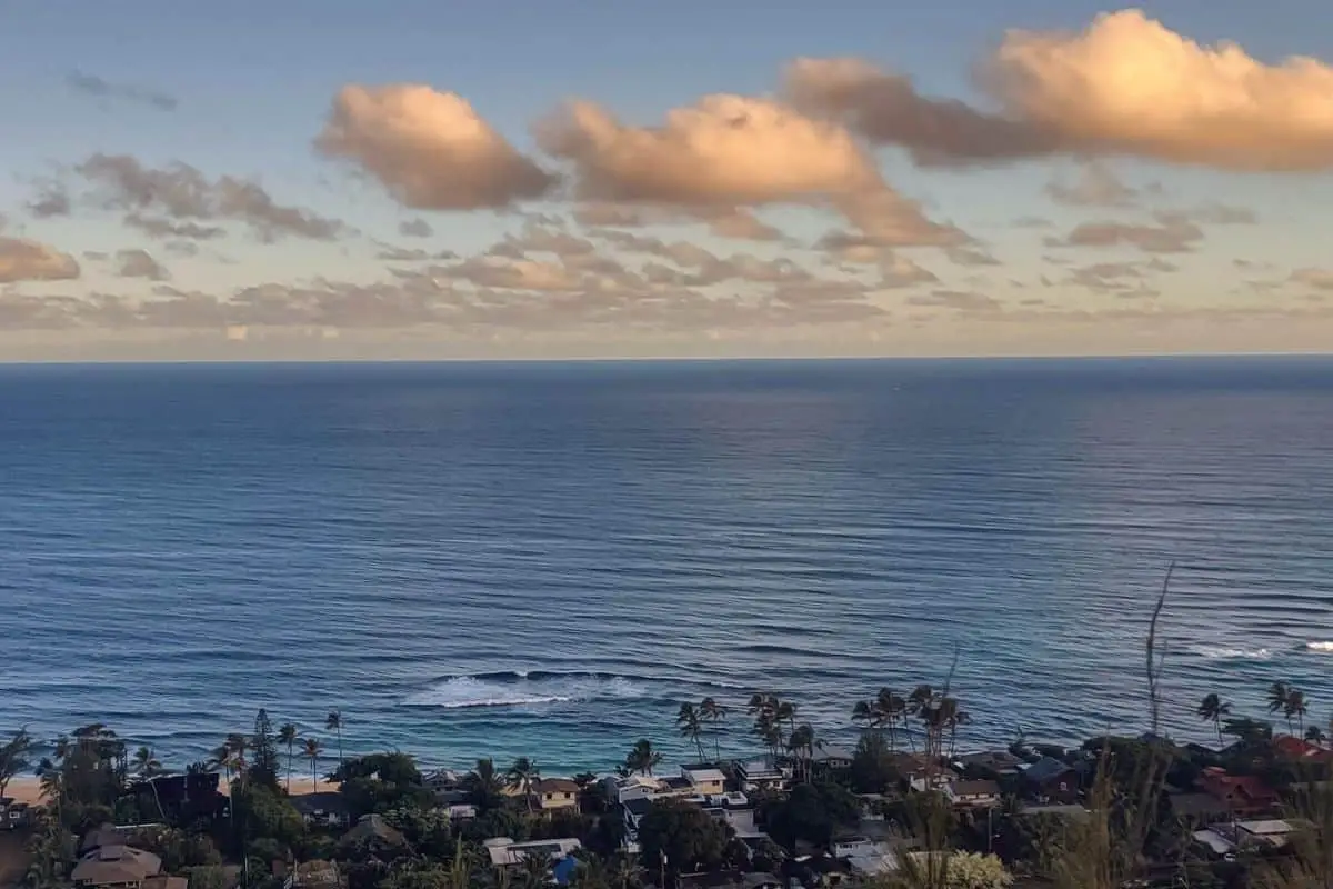 Diamond Head for a Honolulu sunset