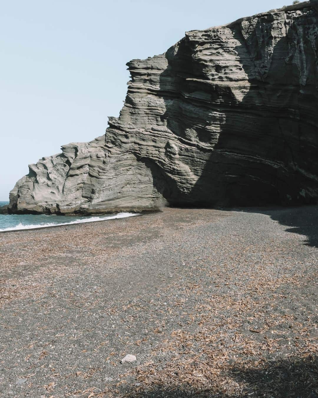 Koloumbos beach, one of Santorini best beaches