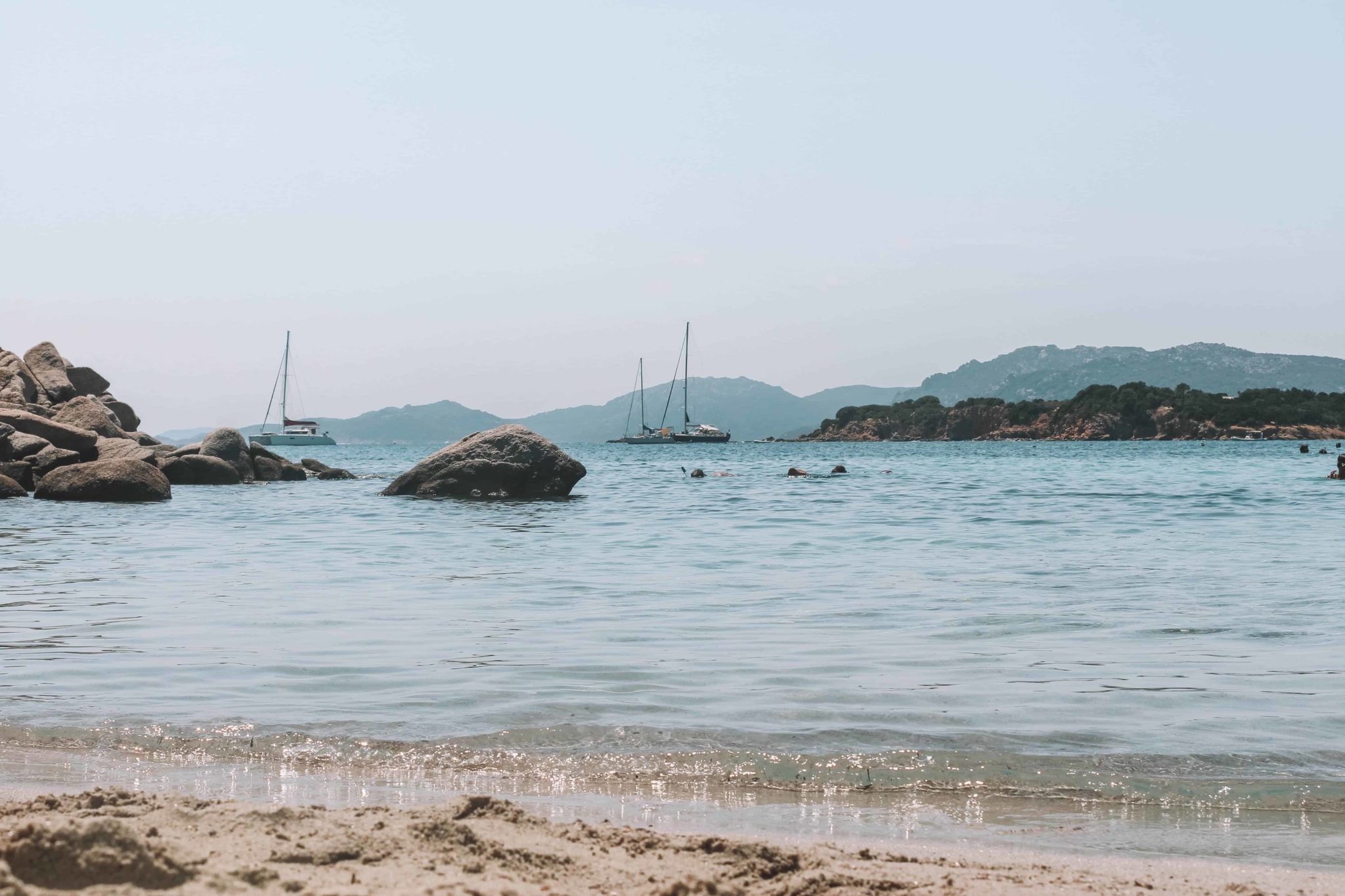 Cala Achiarina beach on the Lavezzi islands