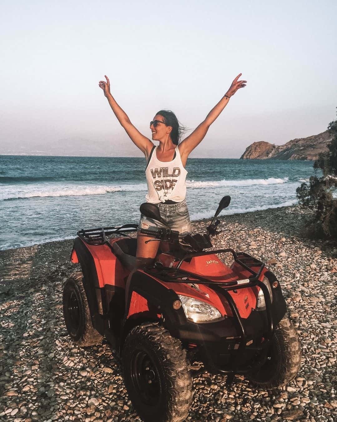 RENTING AN ATV TO EXPLORE PAROS ISLAND