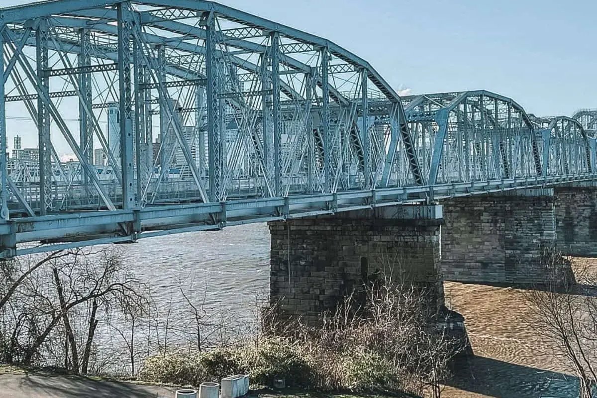 Purple People Bridge and Yeatman’s Cove