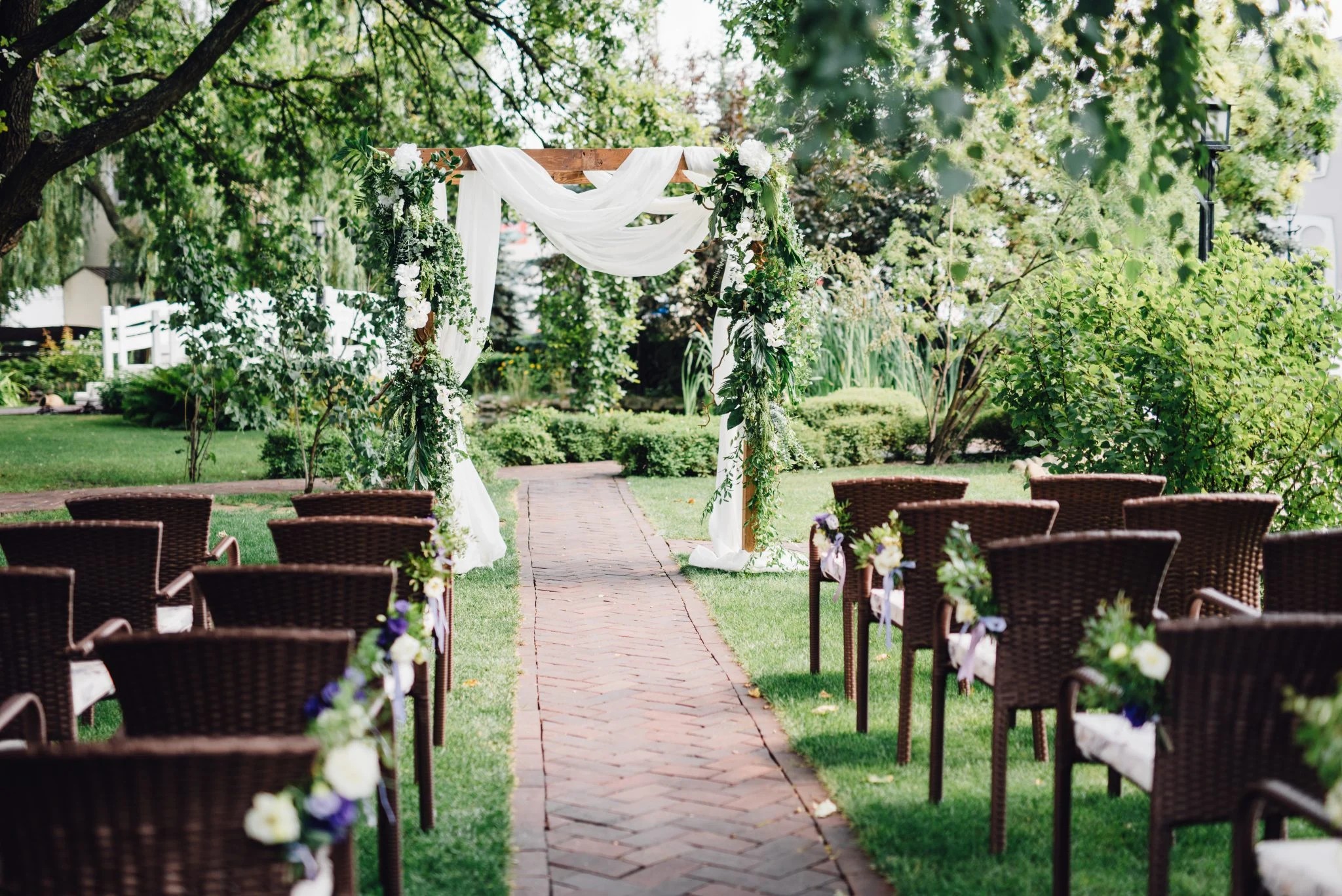 Backyard Wedding at Home