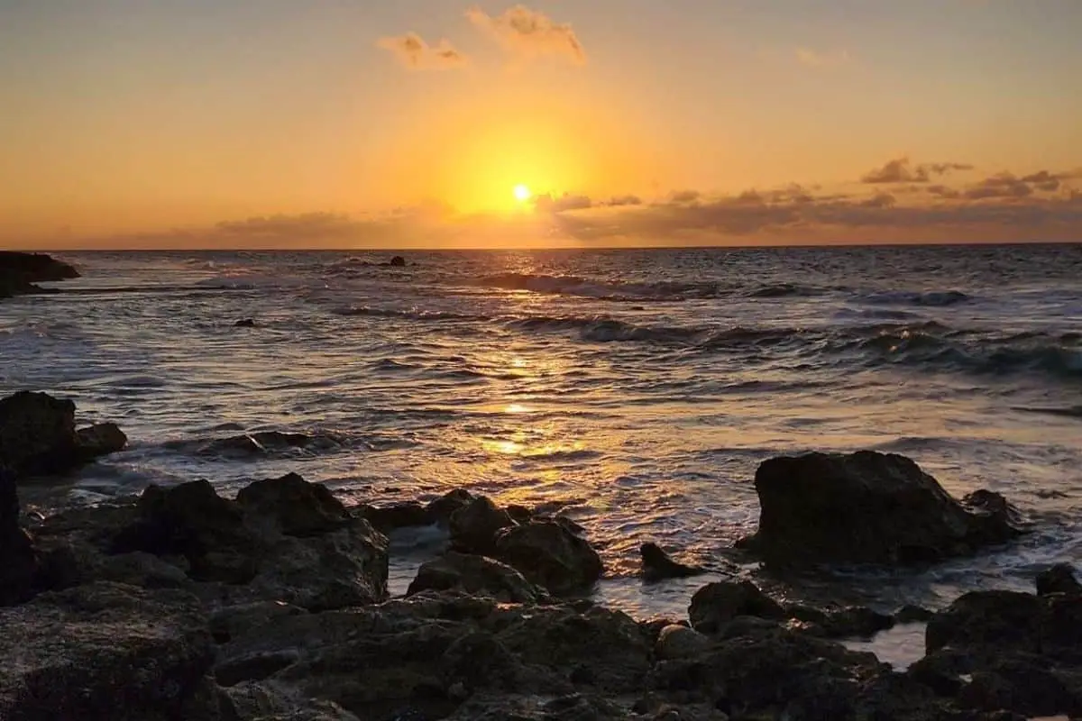 Ala Moana Beach Park for a sunset beach park Oahu offers