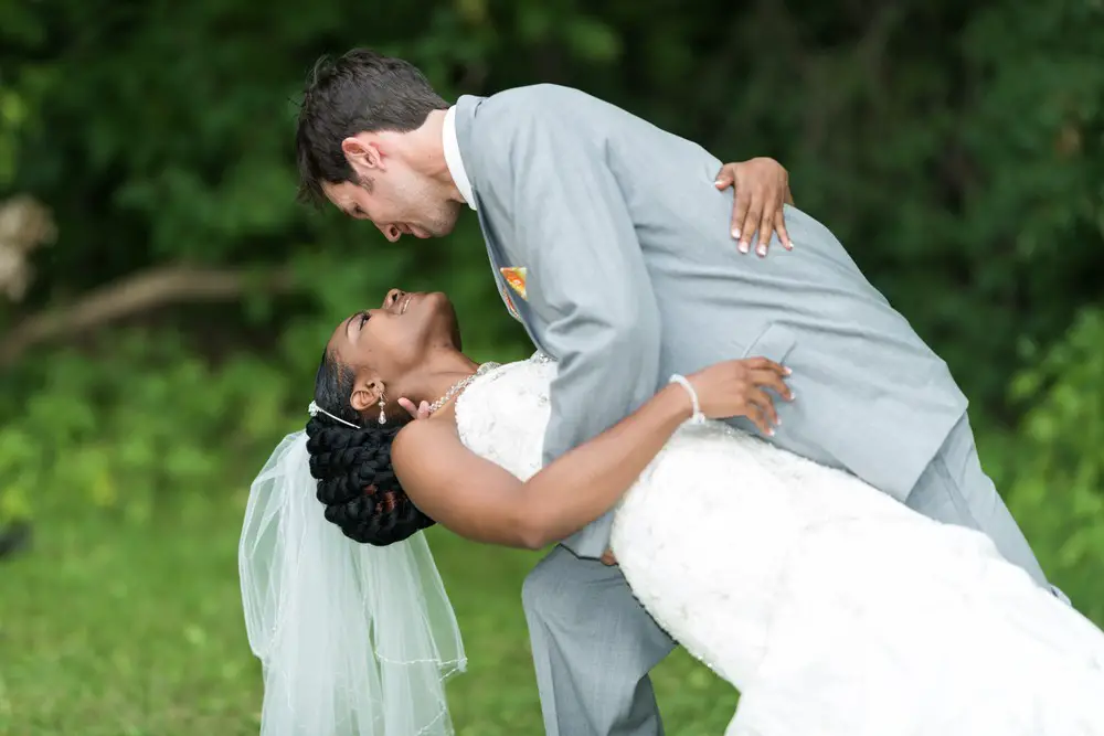 First Kiss as Husband and Wife