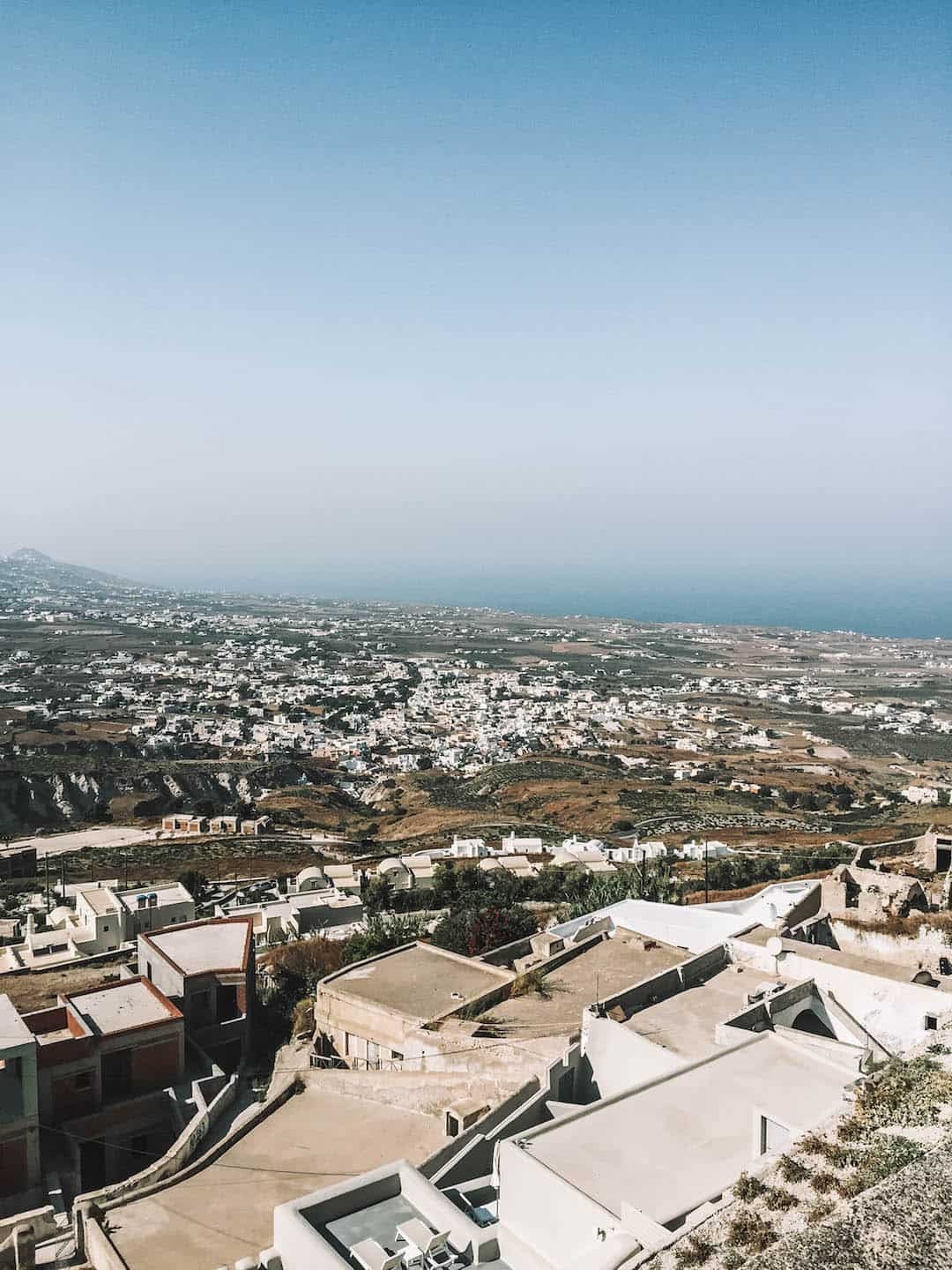 PANORAMIC VIEWS OF PYRGOS, SANTORINI