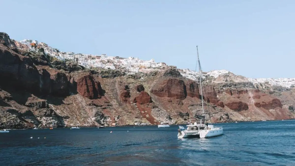 See the Santorini Volcano