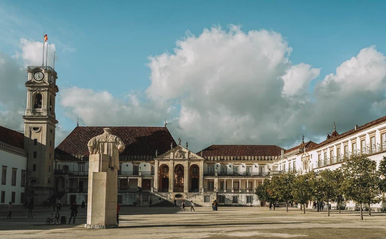 Coimbra University, one of the famous landmarks and buildings in Portugal and in the world