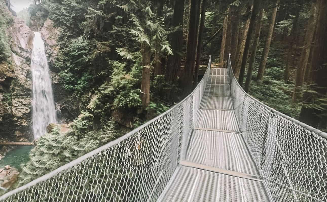 Cascade Falls Suspension Bridge