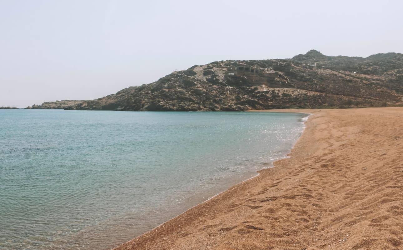 Kalamos Beach, one of the most stunning remote beaches in Ios