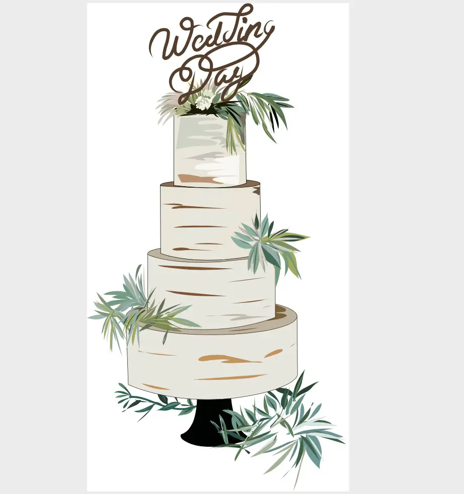 Tropical Wedding Cakes