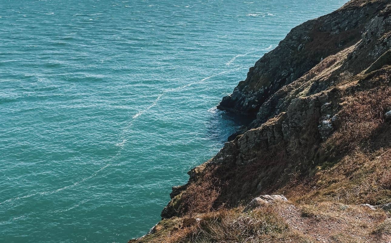 Cliffs view on the sea