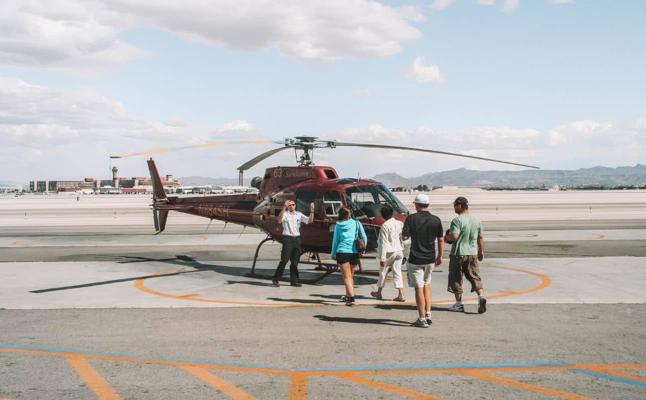 Going on a romantic helicopter flight, one of the best date ideas in Utah County