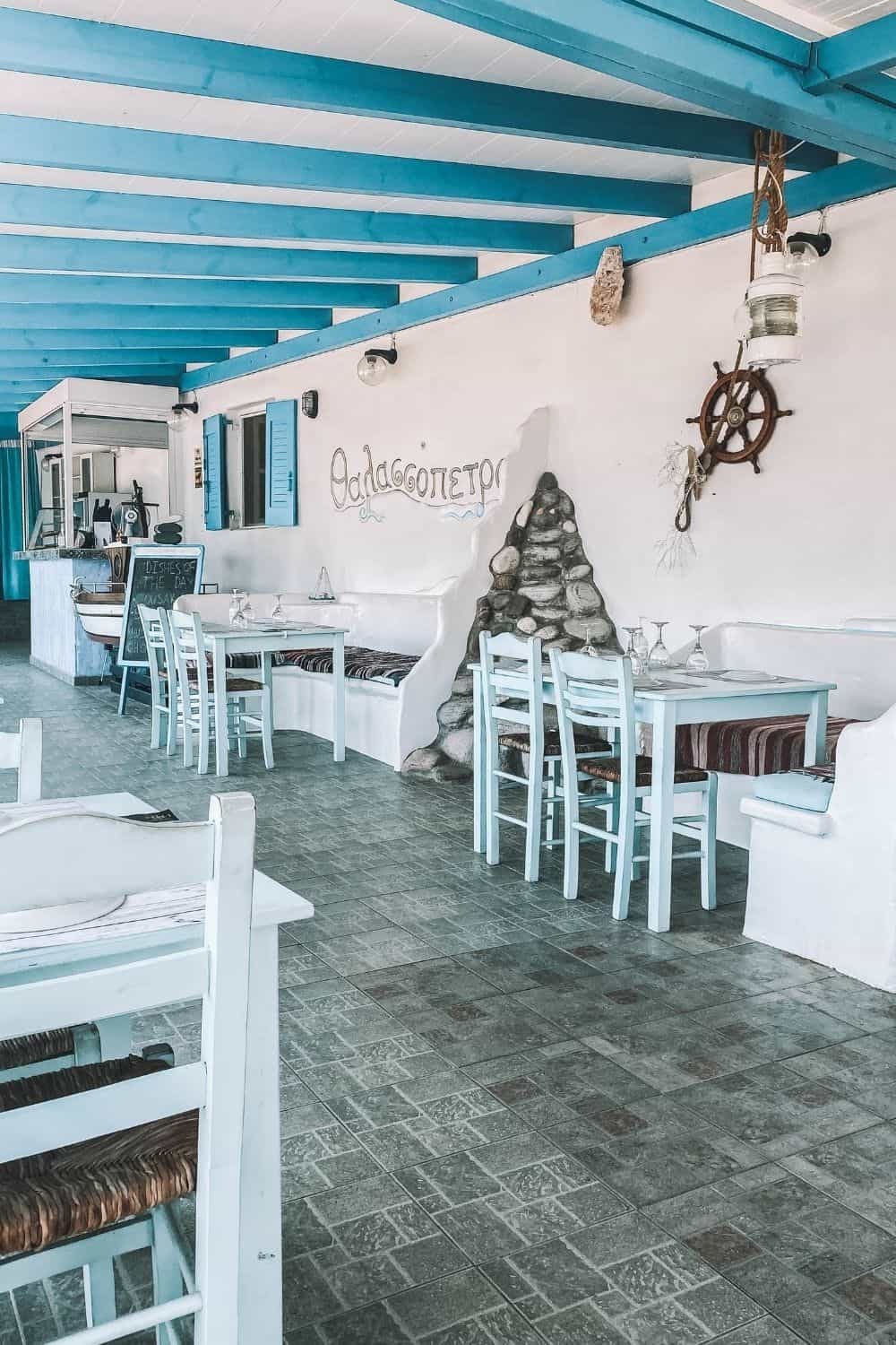 Best Milos restaurants in Agia Kyriaki